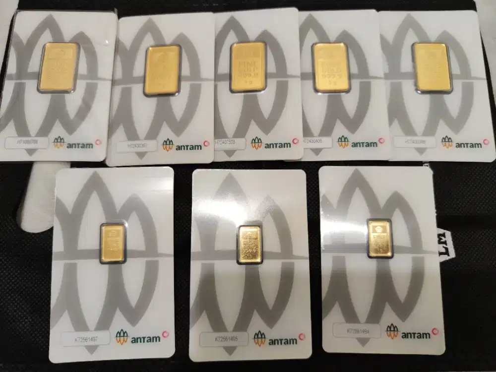 Emas Antam 5 gr dan 1 gr