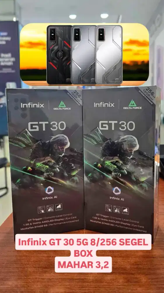 Infinix GT30 5G 8/256GB SEGEL BOX NEW