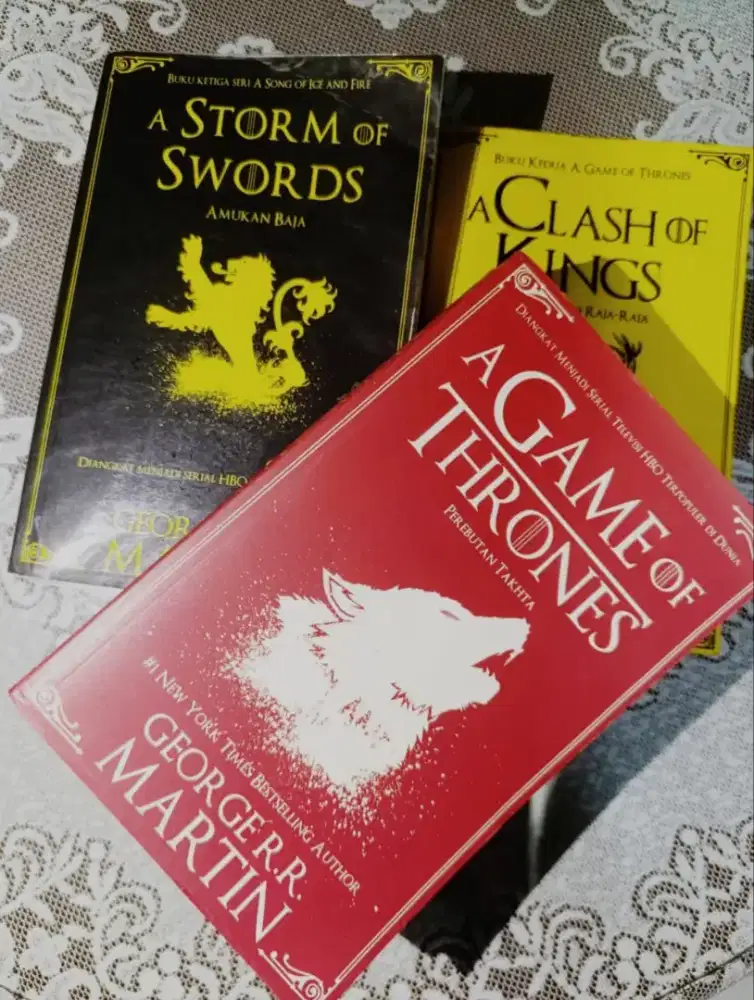 Novel A Song of Ice and Fire Bundle (A Game of Thrones, ACOK, ASOS)