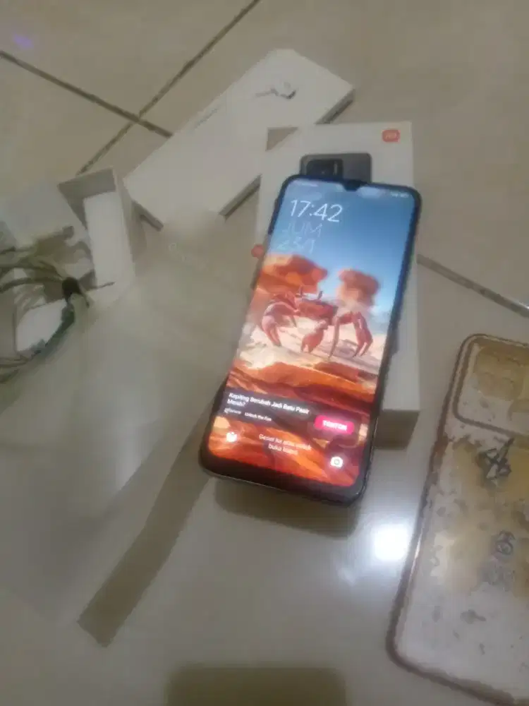 Jual hp Redmi 10c 4/ 128 bekas fullset