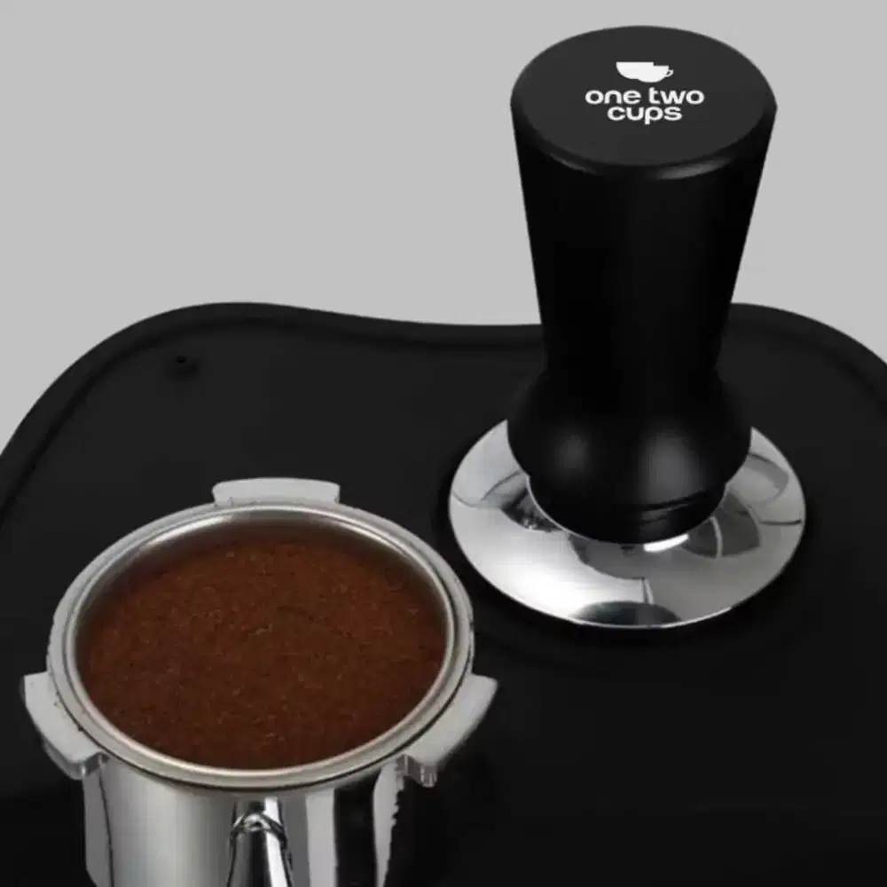 One Two Cups Tamper Kopi Espresso Flat Base