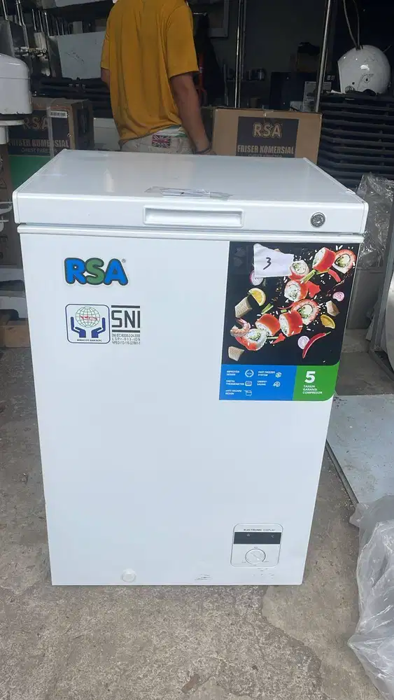 RSA CF-110 Chest Freezer - Box Pendingin Frozen Food Ice Cream Dll (3)