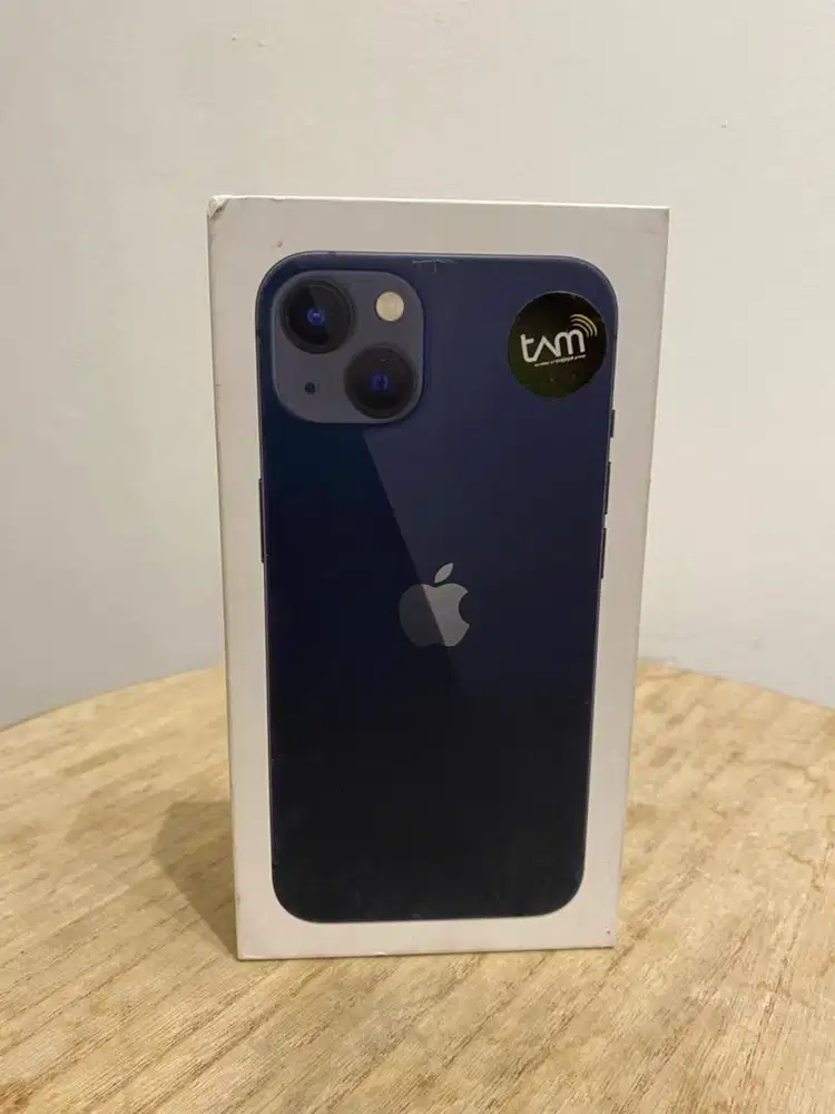 New iBox iPhone 13 128GB Midnight Fullset Segel Greenpeel