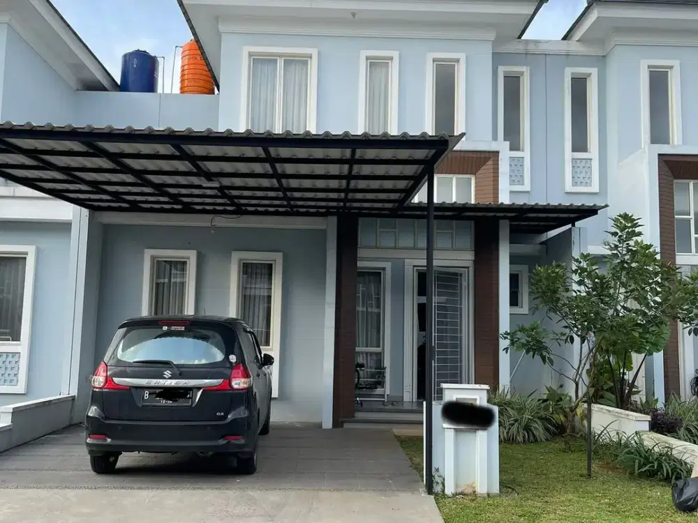 Dijual Furnished Sudah Diplur, Canopy Depan - Belakang, Chiara