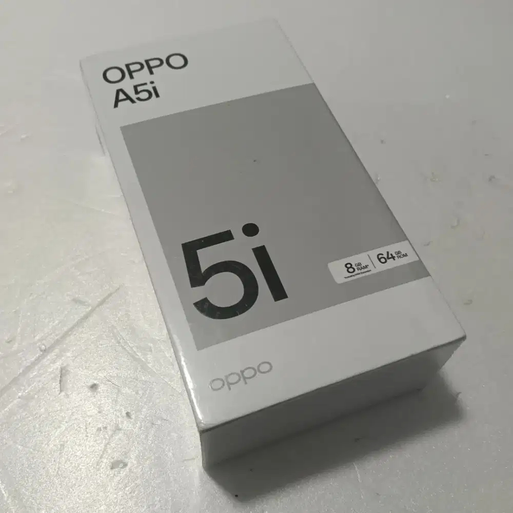 Oppo A5i ram 8gb (4+4) memori 64gb baru garansi resmi