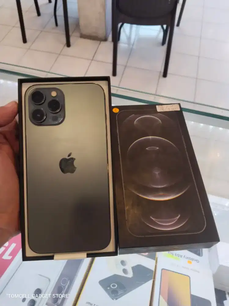 Iphone 12 promax 256 gb, ex ibox resmi, mulus fullset
