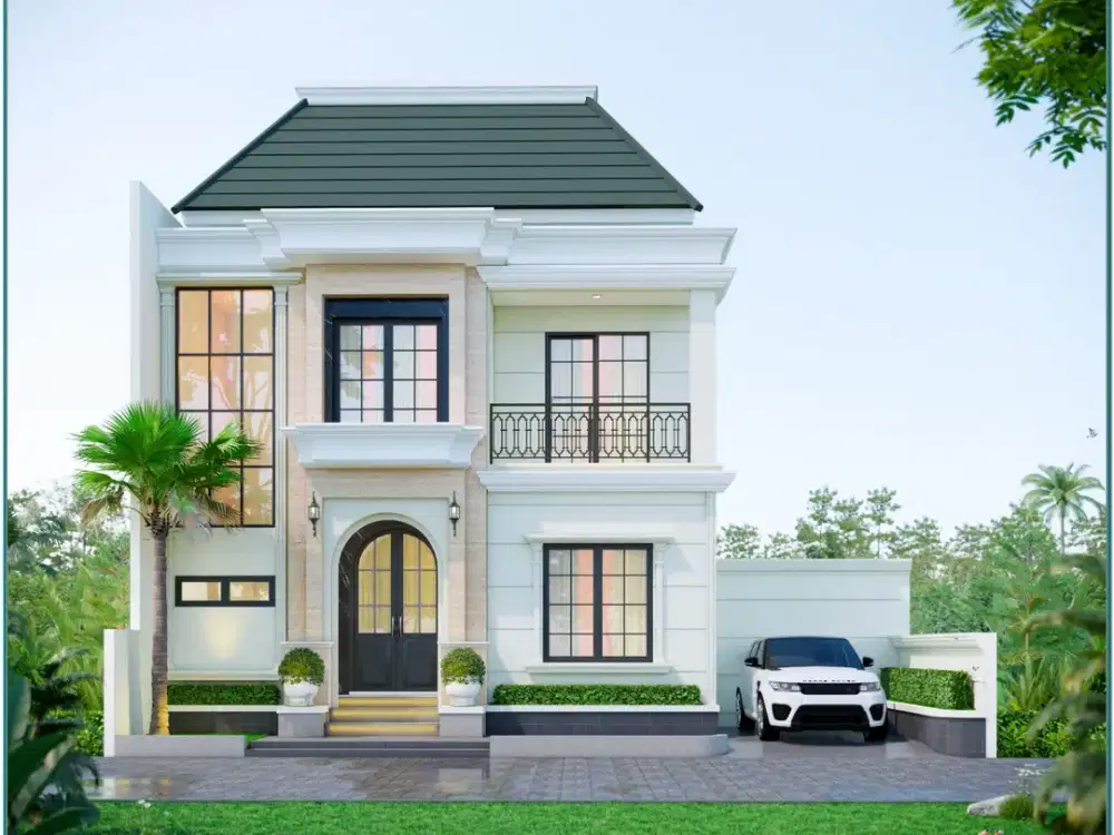 RUMAH MEWAH SLEMAN 2 LANTAI INCLUDE POOL DEKAT PASAR GODEAN