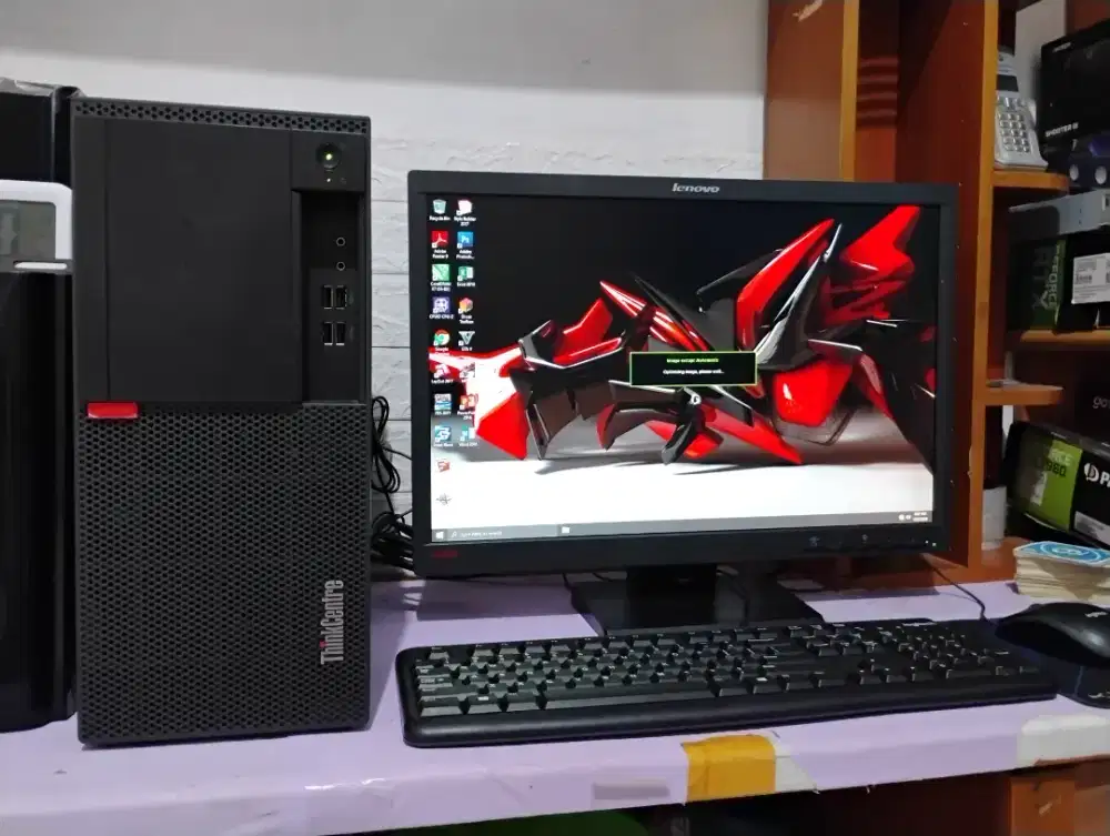 Pc gaming & editing (intel i5 7500 gen7 + ram 8gb ddr4 + monitor 22in)