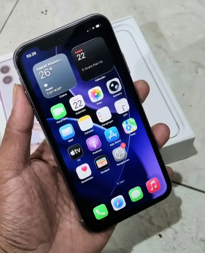 Iphone 11 64gb hp dus kabel data