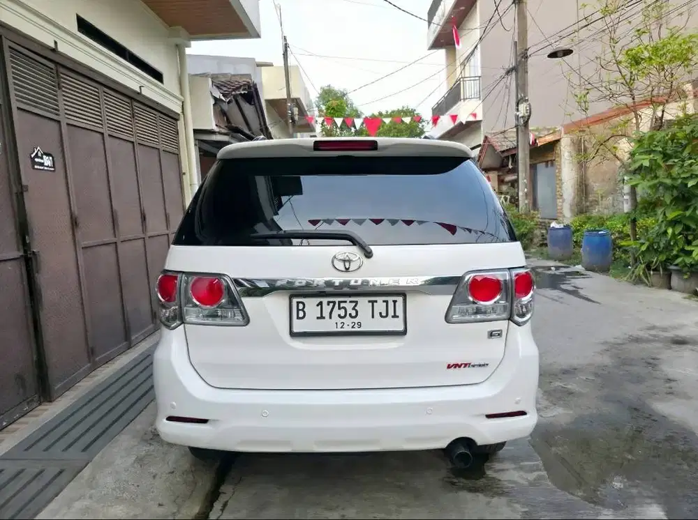 Toyota Fortuner G VNT Turbo Diesel Solar Matic AT Tahun 2014 , 2015