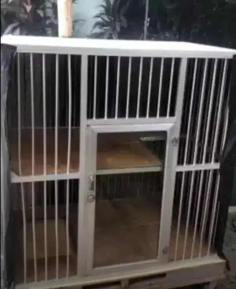 Kandang kucing alumunium 1pintu