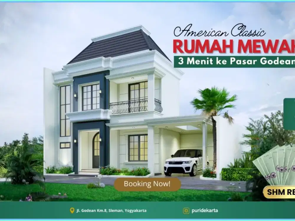 HUNIAN AMERICAN CLASSIC SLEMAN 2 LANTAI DEKAT PASAR GODEAN