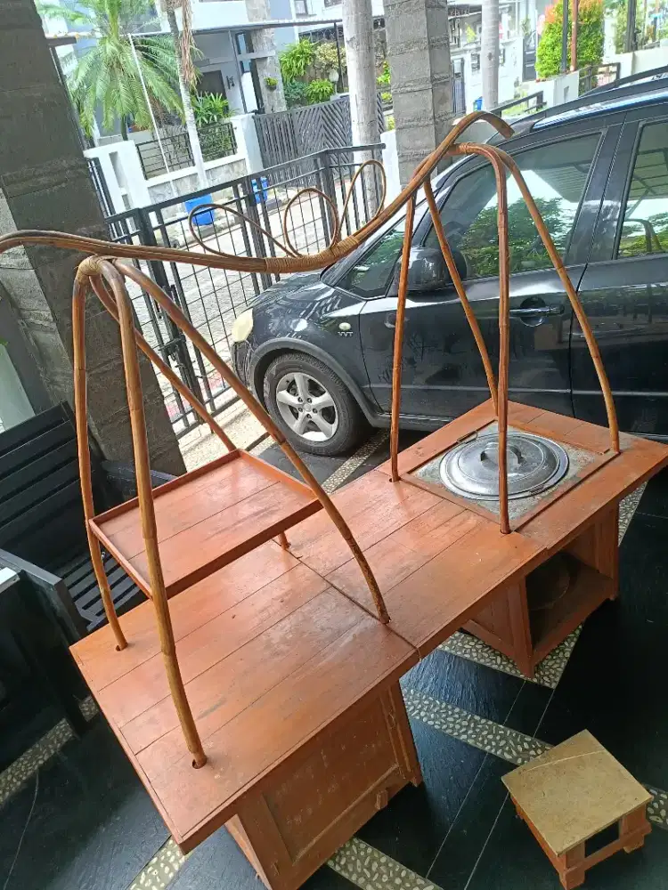 Gerobak jualan pikulan soto / nasi pindang / gule