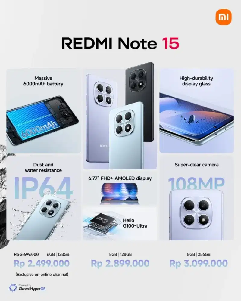Pre order redmi note 15 all series