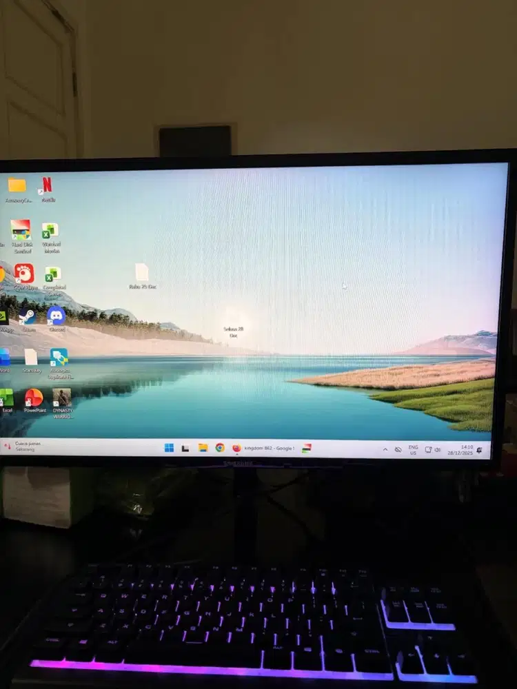 PC 1 set + monitor 27 Inch