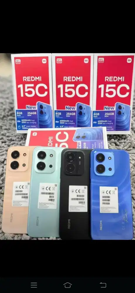 Redmi 15c  warna lengkap