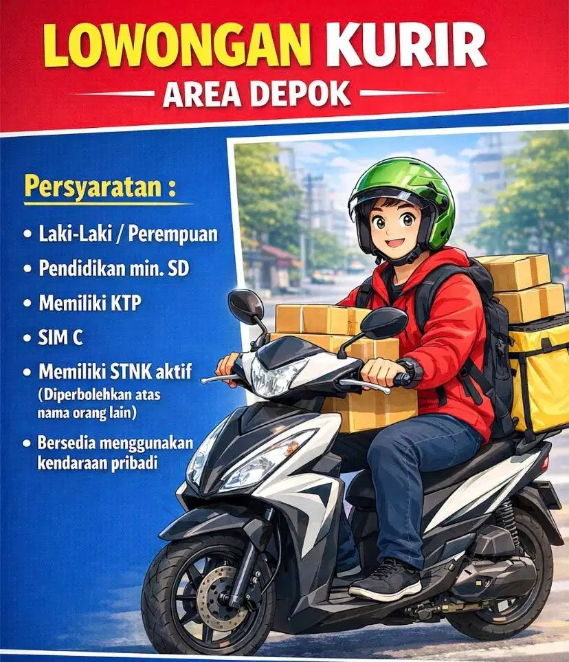 KURIR DELIVERY CIMANGGIS SUKMAJAYA CILODONG