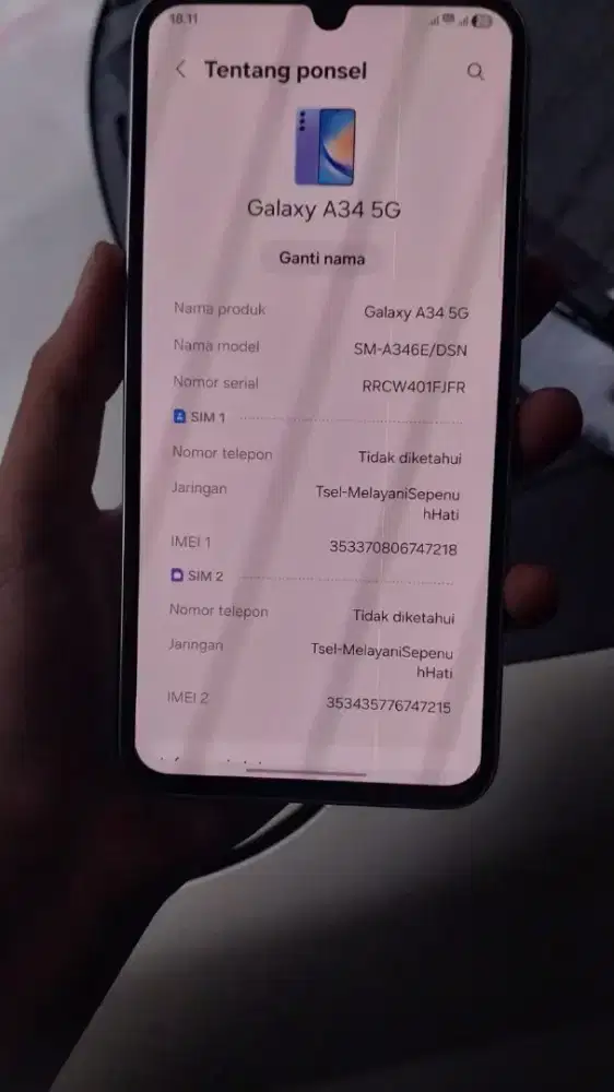 Samsung A34 5G 8/256 Sein murah aja