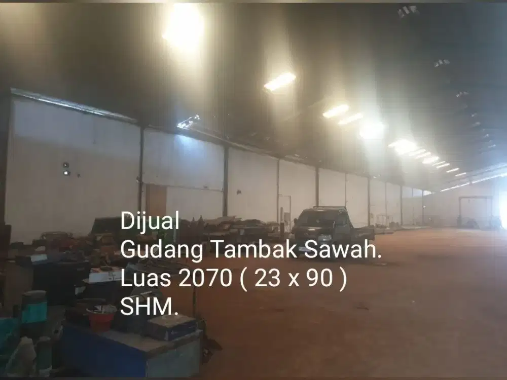 Murah Gudang Tambak Sawah