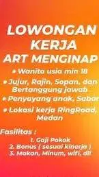 Dicari ART Menginap