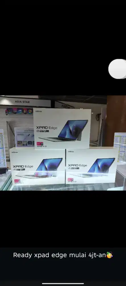 Tablet Infinix Xpad Edge+ Keyboard 4G 16/256 Baru 100% garansi 1 thn