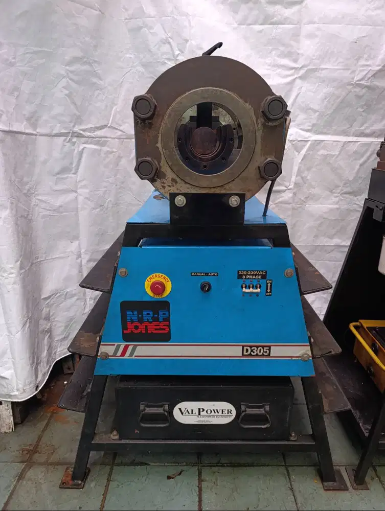 MESIN PRESS SELANG HIDROLIK NRP JONES USA | DIES LENGKAP | SIAP PAKAI