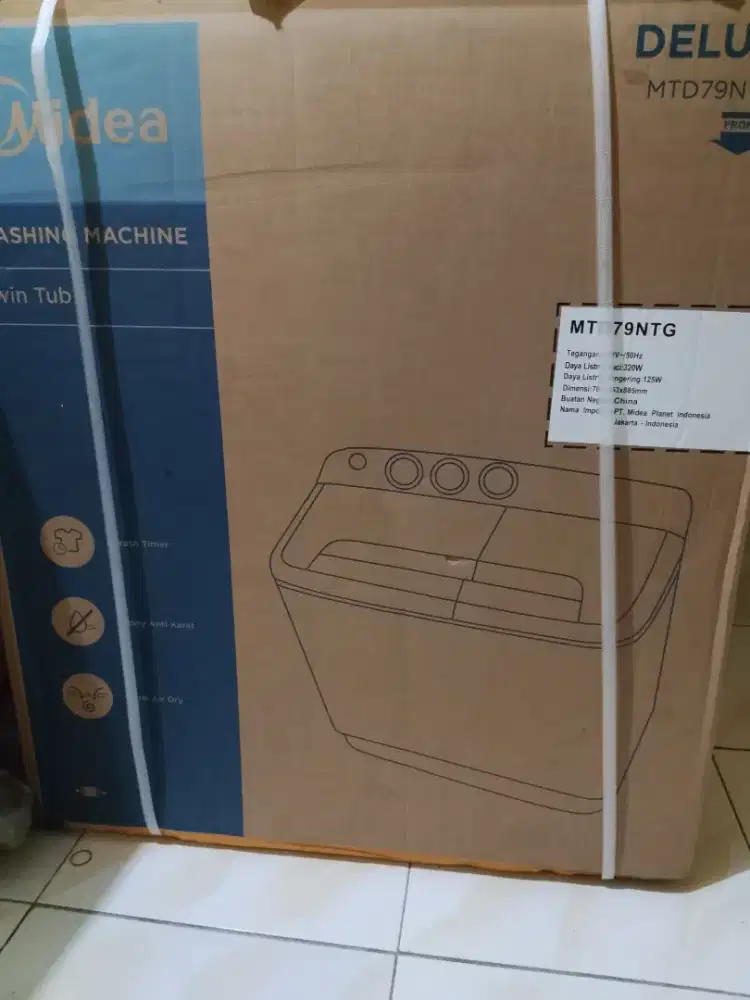 Jual mesin cuci midea baru