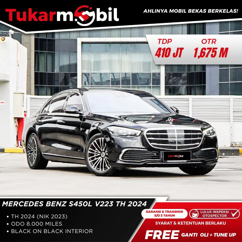 Mercedes Benz S450L V223 2024 Warnaty aktif S/d 2029