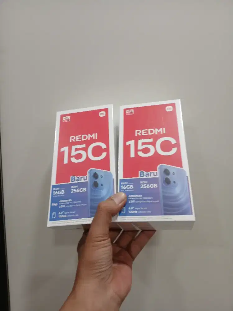 FAST REESPON WA Xiaomi redmi 15 C NFC 8+8/256 Garansi resmi 15bln