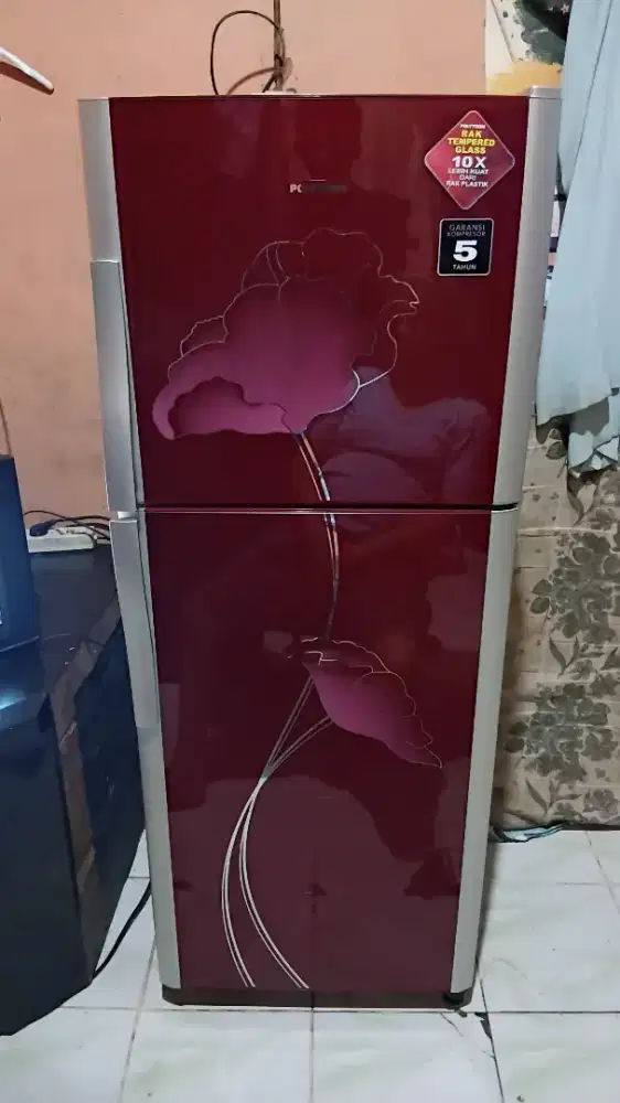 Kulkas Polytron Belleza 2 Pintu Mulus