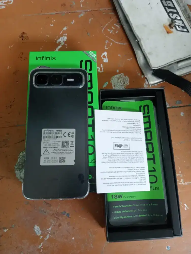 Infinix smart 10 plus 16/128 baru sebulan