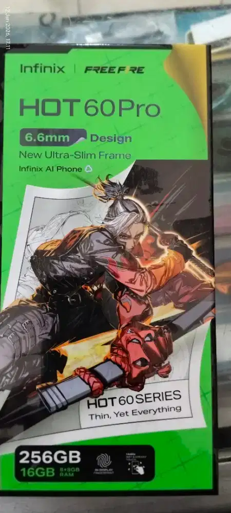 Infinix Hot 60 pro 8/256GB BARU