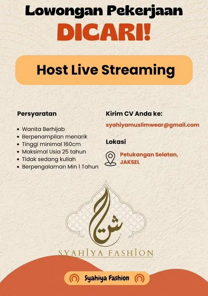 Host Live Streaming Gamis
