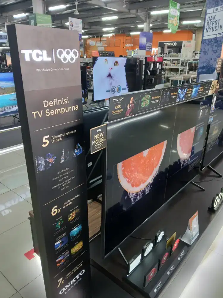 KREDIT TV TCL MINI QLED 4K 55 INCH