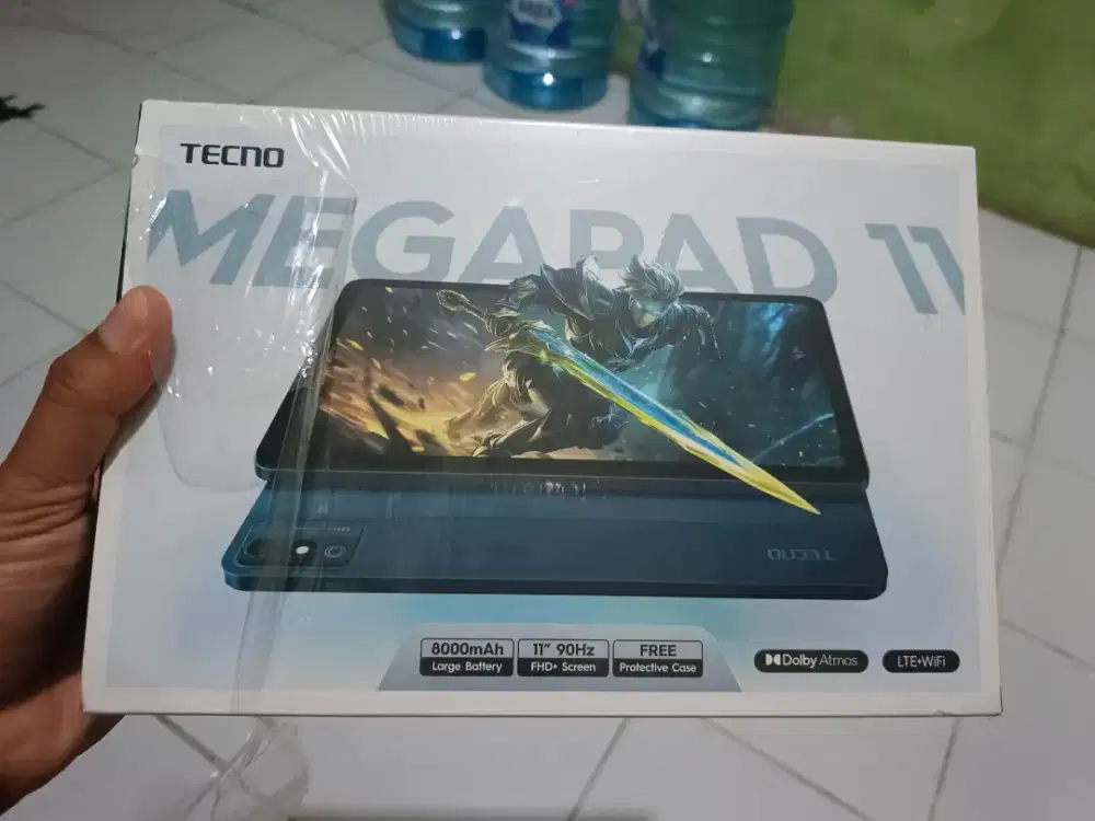 TECHNO MEGAPAD 4G (PAKE KARTU 8/256) BARU 3 BULAN