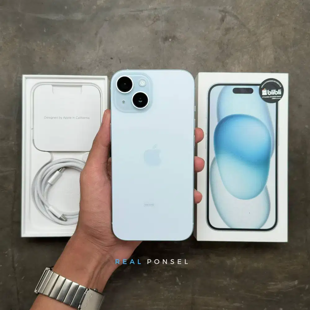 iPhone 15 128 iBox Garansi Panjang bh 100%