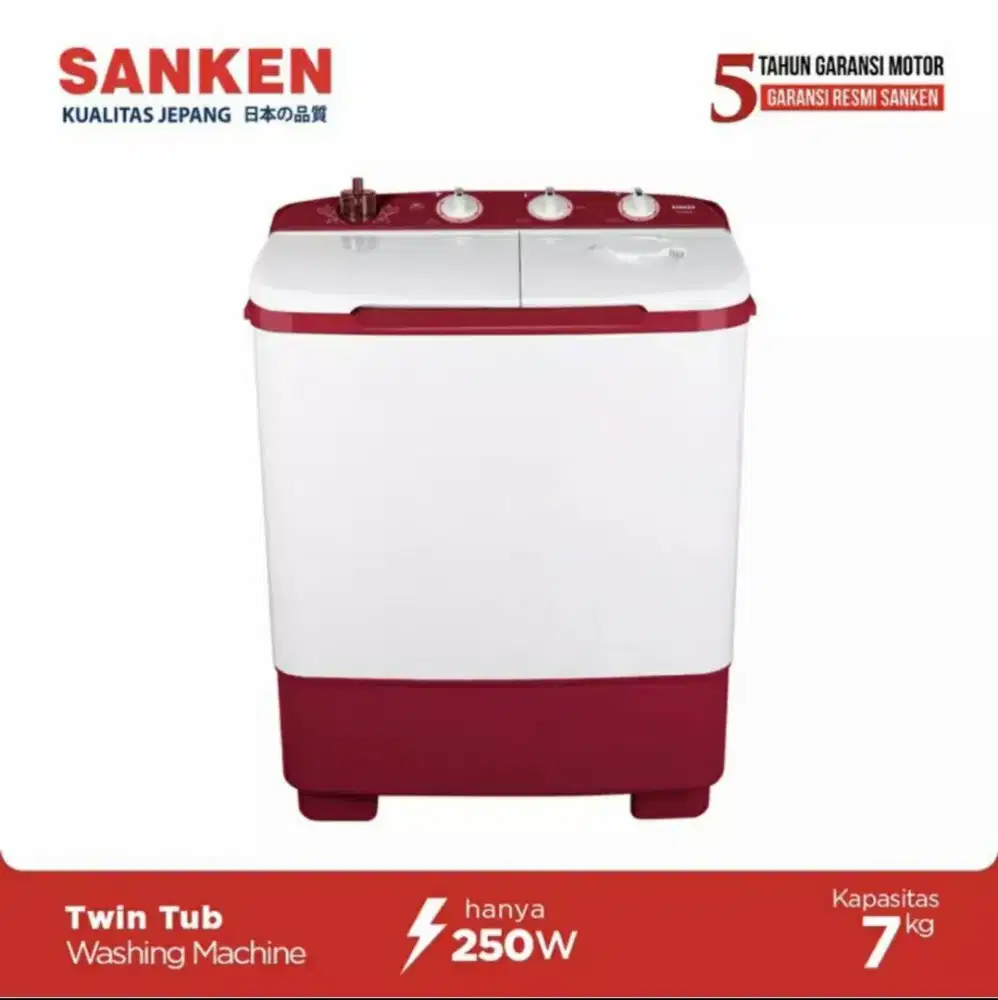 mesin cuci  sanken tw 7750 hp
