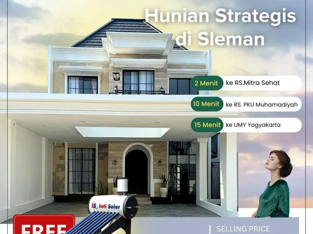 Rumah 2 M an Super Mewah Yogyakarta Include Private Pool