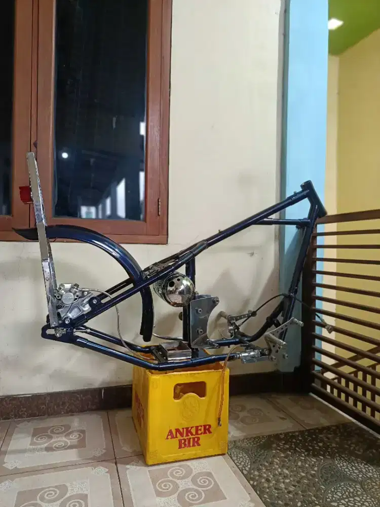 Frame rangka chopper bobber Kawasaki Binter