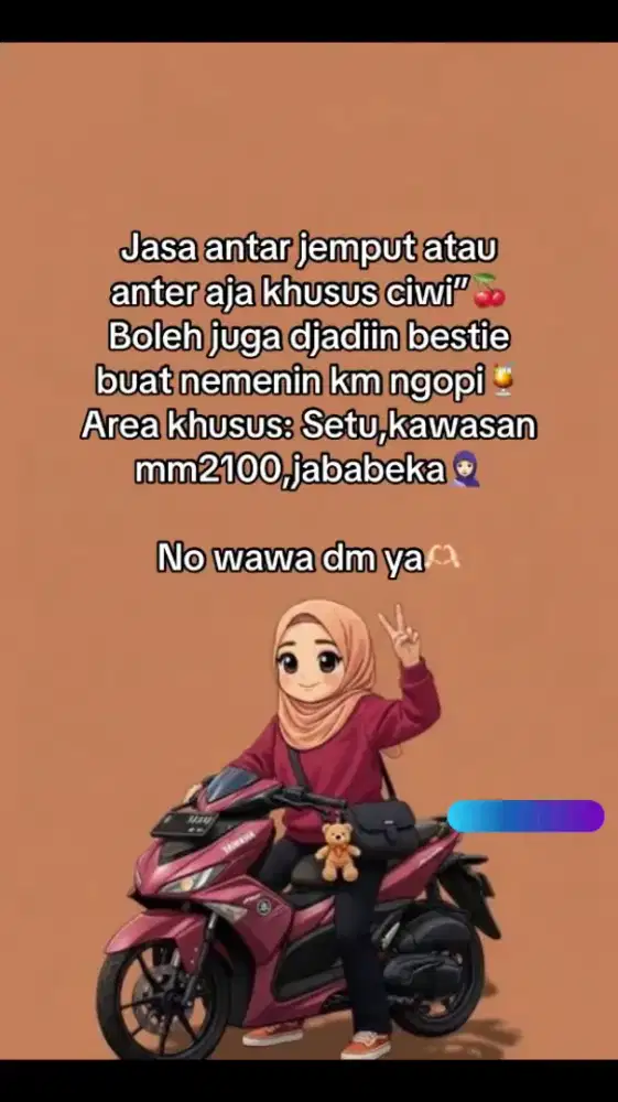 Jasa ojek khusus wanita