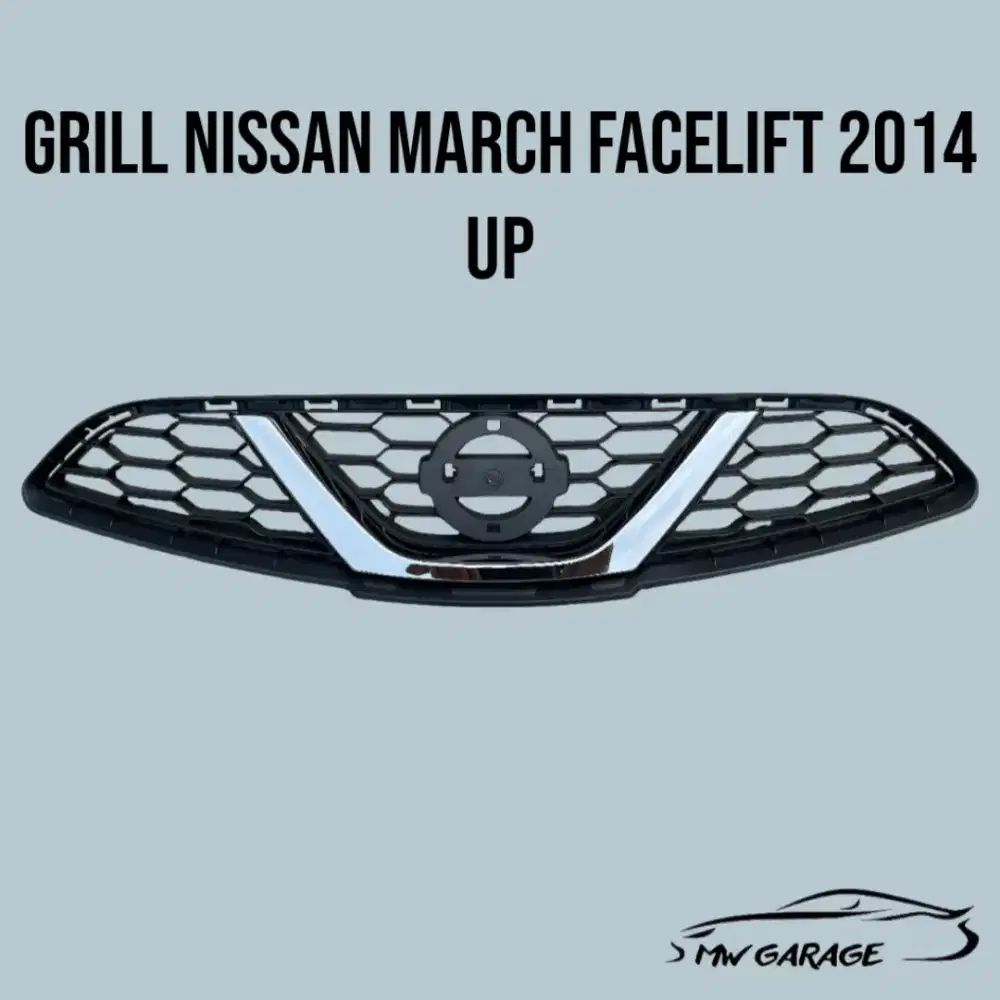 Grill Nissan March facelift 2014 up