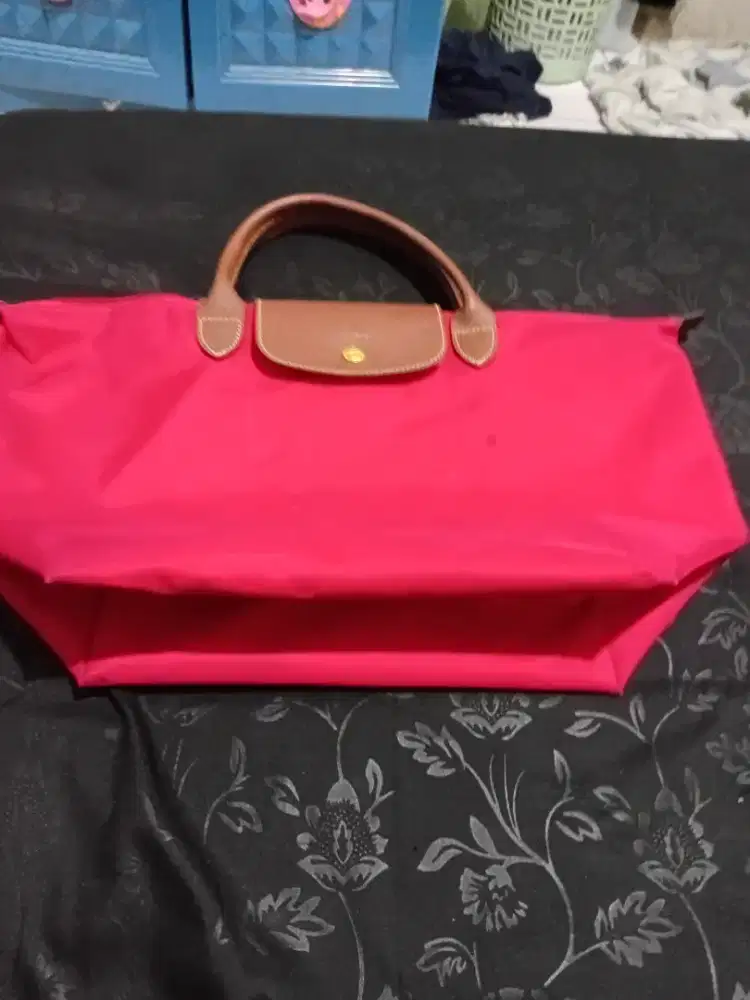 Tas wanita second brended original merk longchamp le pliage type M