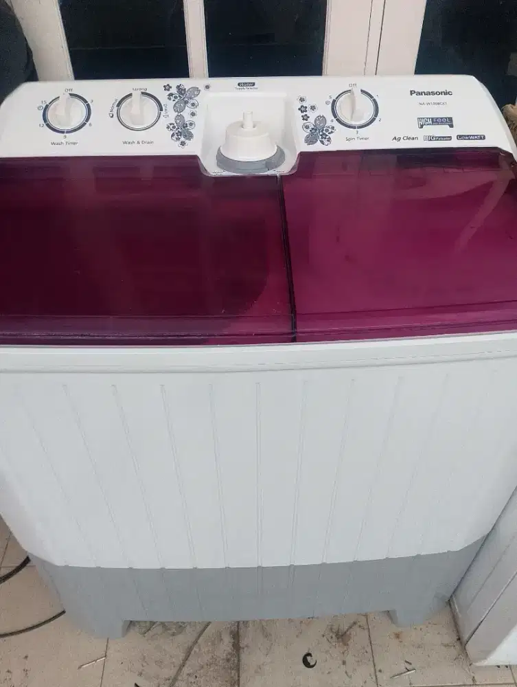 Mesincuci panasonic 10 kilo normal mulus