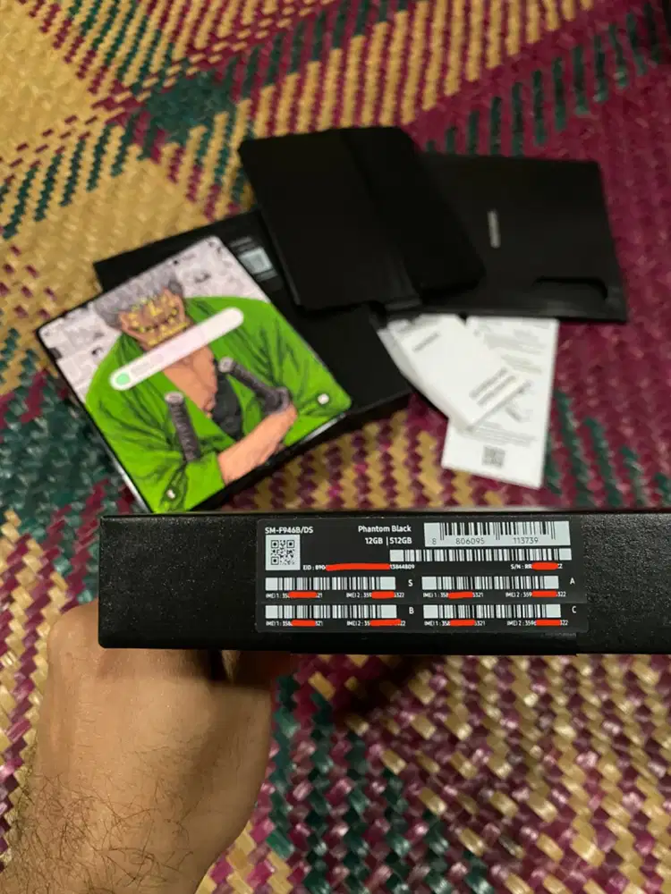 Samsung Z fold 5 512gb resmi indo 24ram