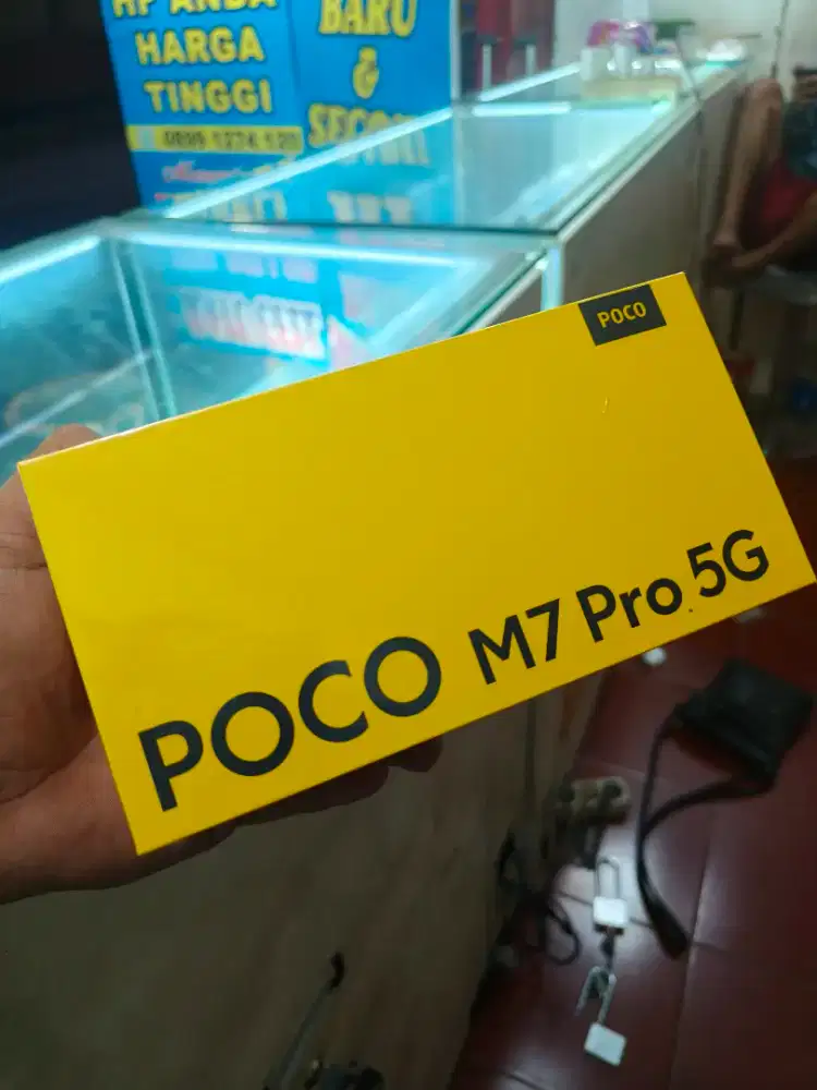 New Poco m7 pro 5G ram8/256 garansi resmi 1 tahun