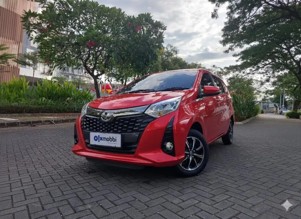 DP RINGAN Toyota Calya 1.2 G Bensin-MT 2022 Merah CUZPB