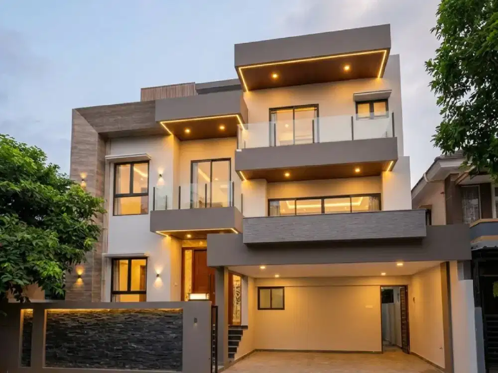 Rumah mewah brand new cakep  De Latinos - BSD ada rooftop