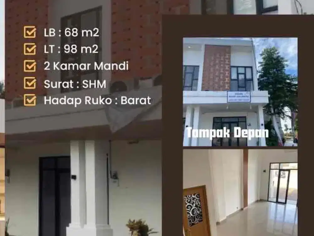 Dijual ruko 2,5 lantai