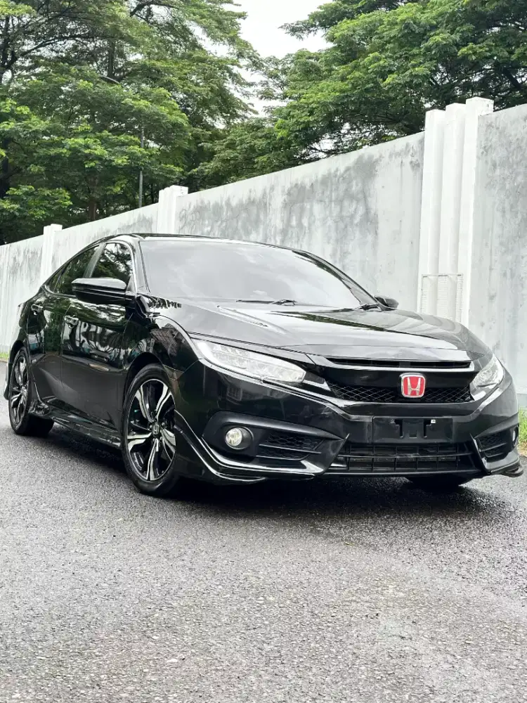 Honda Civic Turbo 1.5 ES Black 2018!TERMURAH LIKE NEW! TGN 1 Dari BARU