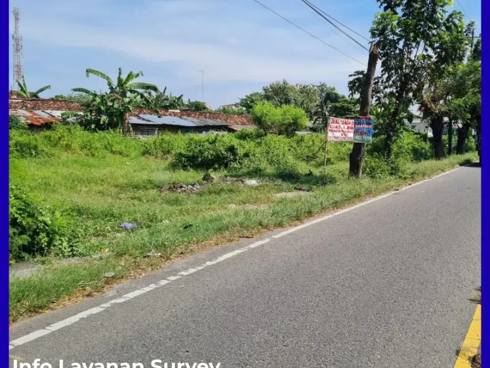 Tanah Pekarangan Tepi Jl Ringroad Timur Jogja Siap Bangun